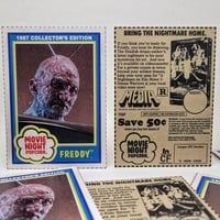 Freddy Krueger - A Nightmare on Elm Street 3:  Dream Warriors Movie Night Popcorn Custom Trading Cards  - Thumbnail 4