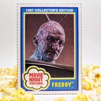 Freddy Krueger - A Nightmare on Elm Street 3:  Dream Warriors Movie Night Popcorn Custom Trading Cards  - Thumbnail 2