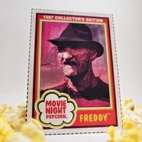 Freddy Krueger - A Nightmare on Elm Street 3:  Dream Warriors Movie Night Popcorn Custom Trading Cards  - Thumbnail 1