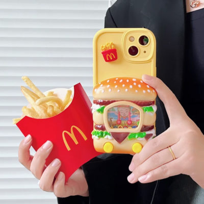 *free shipping*90s hamburger game phone case