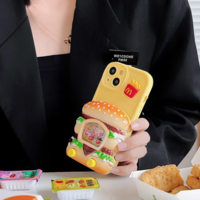 *Free Shipping*90s HAMBURGER GAME PHONE CASE - Thumbnail 2