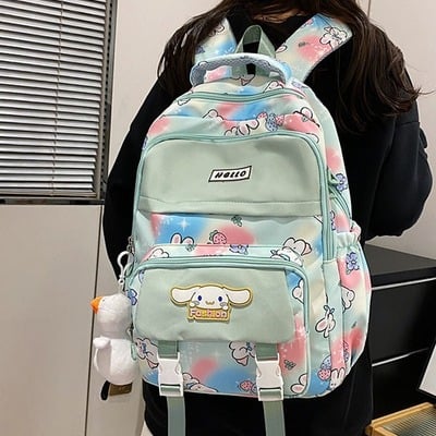 Cute cartoon cinnamoroll school backpack
