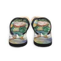 Big Coin Fabic Flip-Flops - Thumbnail 2