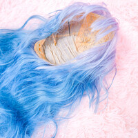 Harajuku Gradient Blue Silver Wig - Thumbnail 7