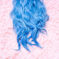 Harajuku Gradient Blue Silver Wig - Thumbnail 9
