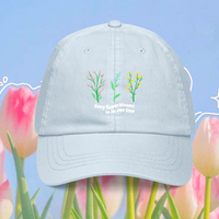 EVERY FLOWER BLOOMS IN ITS OWN TIME PASTEL CAP - Thumbnail 2
