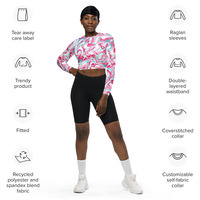 Recycled long-sleeve crop top - Thumbnail 5