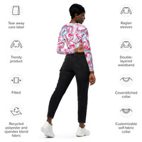 Recycled long-sleeve crop top - Thumbnail 10