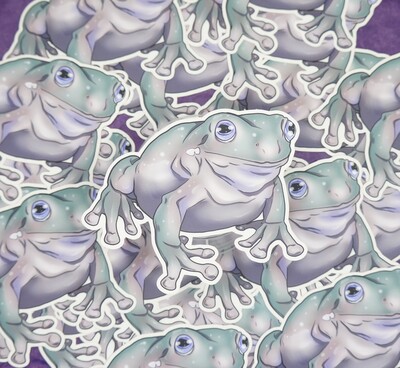 Blue Eyed Frog sticker