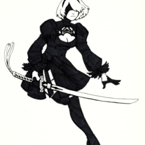 2B Illustration [Pen Card]