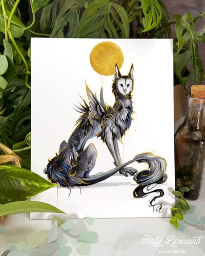 Night Spirit Dragon - Print
