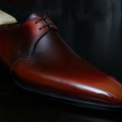 Bespoke model patine-art luxury dress shoes