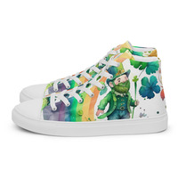 St. Patrick Womens high top canvas shoes - Thumbnail 1