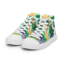 St. Patrick Womens high top canvas shoes - Thumbnail 3
