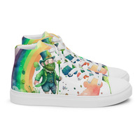 St. Patrick Womens high top canvas shoes - Thumbnail 4
