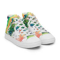 St. Patrick Womens high top canvas shoes - Thumbnail 6