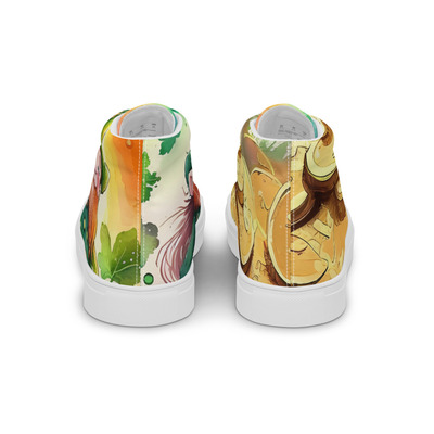 Master Coin Womens high top canvas shoes