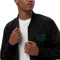 Premium recycled bomber jacket - Thumbnail 14
