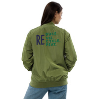 Premium recycled bomber jacket - Thumbnail 19