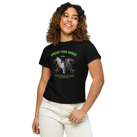 Womens high-waisted t-shirt - Thumbnail 5