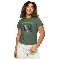 Womens high-waisted t-shirt - Thumbnail 6
