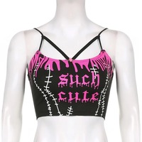 Gothic Y2K Academia Aesthetic Camisole - Thumbnail 5