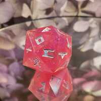 Pink Shimmer Rune Dice - Thumbnail 1
