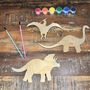 Wood Art Painting Kits - Dinos/Trucks-1