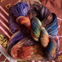 Moondrop Hand Dyed Fingering Weight Sock Yarn - Thumbnail 2