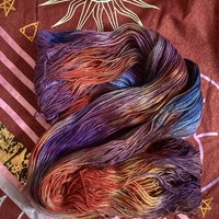 Moondrop Hand Dyed Fingering Weight Sock Yarn - Thumbnail 3