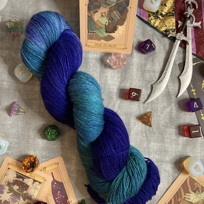 Swolregard hand dyed fingering weight sock yarn