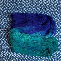 Swolregard Hand Dyed Fingering Weight Sock Yarn - Thumbnail 3