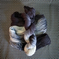 Stormlord Hand Dyed Fingering Weight Sock Yarn - Thumbnail 2