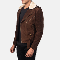 MarkX Furton Mocha Suede Biker Jacket MKX # 2056