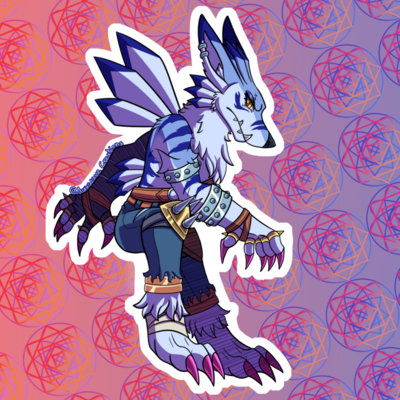 Were garurumon sticker