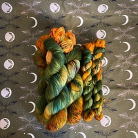 Fluffernutter Hand Dyed Fingering Weight Sock Yarn - Thumbnail 1