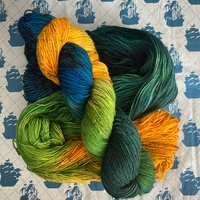 Captain Tusktooth Hand Dyed Fingering Weight Sock Yarn - Thumbnail 1