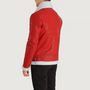 MarkX Francis B-3 Red Leather Bomber Jacket MKX # 2061-2