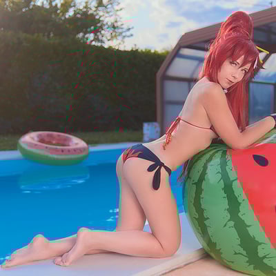 Yoko watermelon - a4 print
