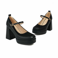 Vintage Oxfords Brogue High Heels - Thumbnail 4