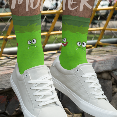 Funny monster socks