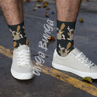 Captain Caveman Novelty Socks - Thumbnail 1