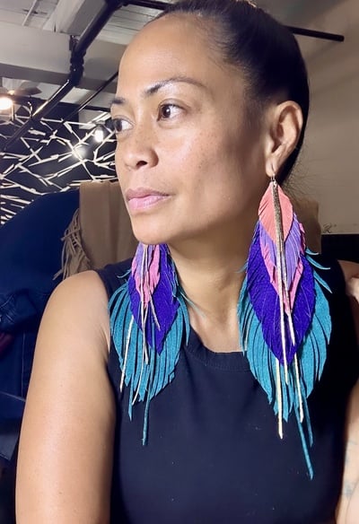 Multicolor “Azuree” earrings