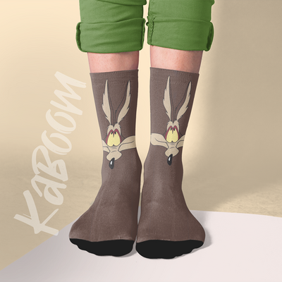 Coyote novelty socks