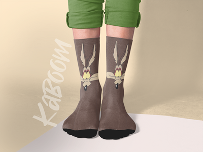 Coyote Novelty Socks