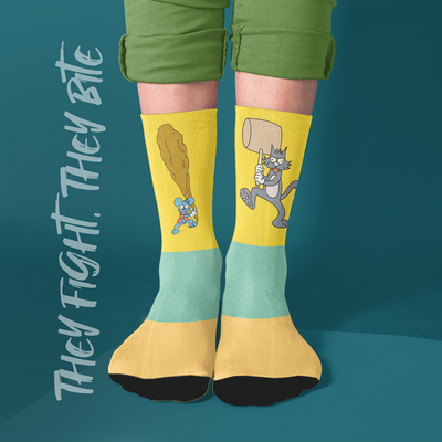 Itchy and scratchy socks