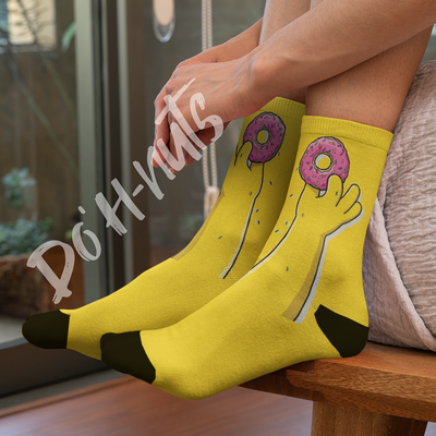 Simpsons donut socks