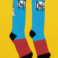 Duff Beer Socks, Duff Man Socks - Thumbnail 1