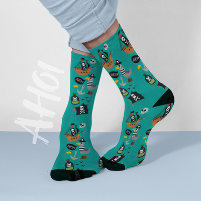 Pirate novelty socks