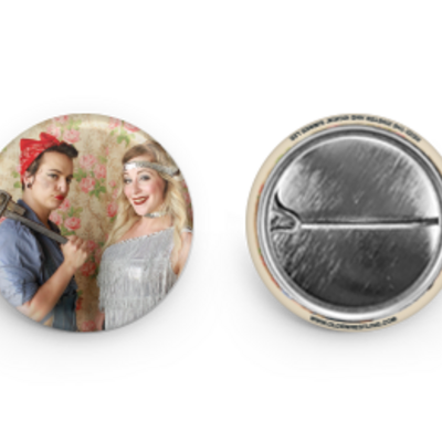 Heidi the riveter & kickin' kim button